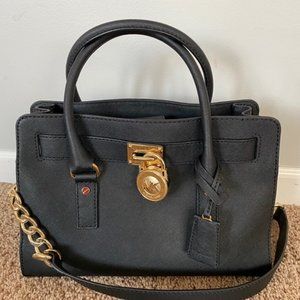 LIKE NEW Michael Kors Hamilton Satchel Bag